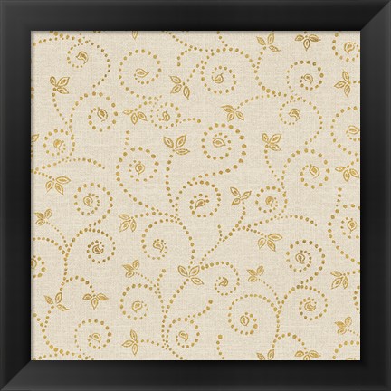 Framed Batik Patterns V Print