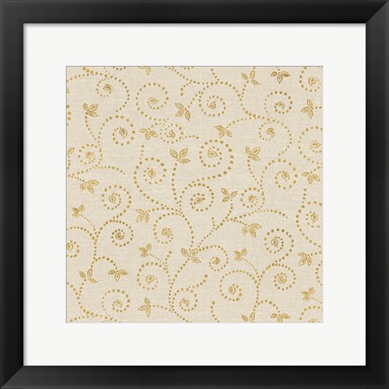 Framed Batik Patterns V Print