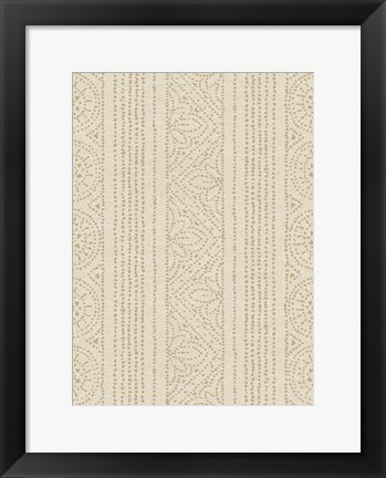Framed Batik III Patterns Print