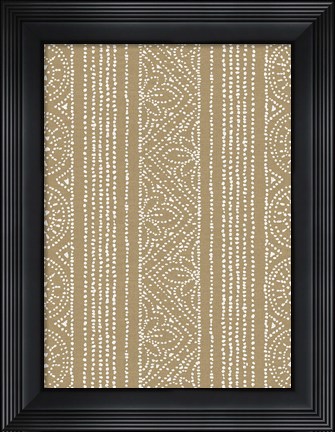 Framed Batik II Patterns Print