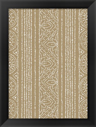 Framed Batik II Patterns Print