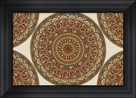 Framed Mandala Road I Print