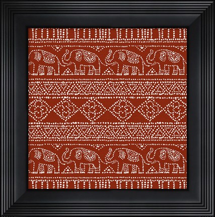 Framed Batik Pattern IM Print