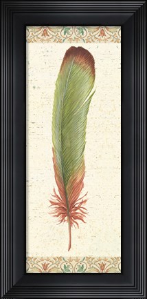 Framed Feather Tales VI Print