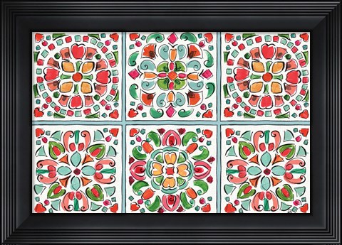 Framed Holiday Wings X Blue Print