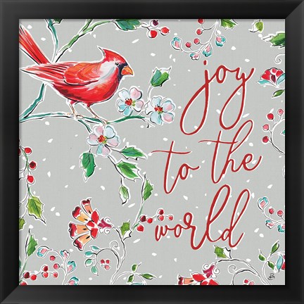 Framed Holiday Wings V Print
