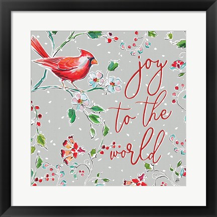 Framed Holiday Wings V Print