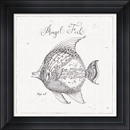 Framed Underwater Life XVII Print