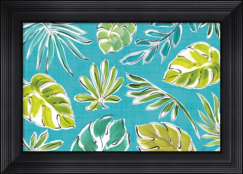Framed Tropical Oasis IX Print