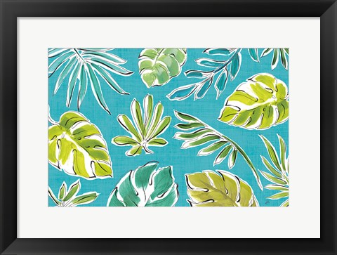 Framed Tropical Oasis IX Print