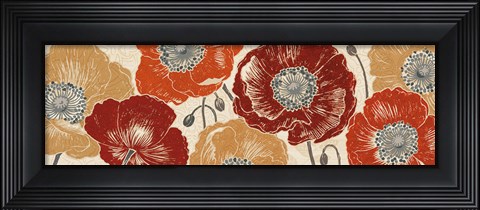 Framed Poppys Touch IV Print