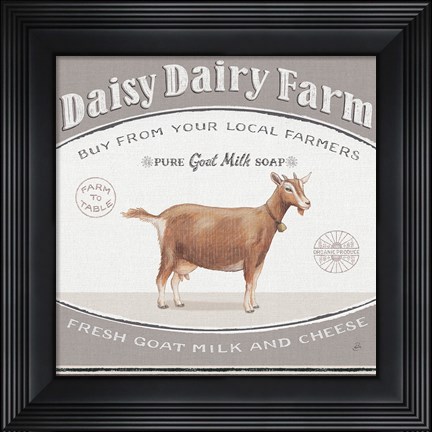 Framed Vintage Farm IV Print