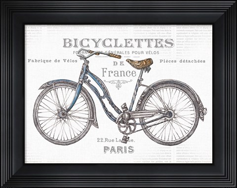 Framed Bicycles II v2 Print