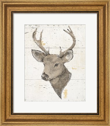 Framed Wild and Beautiful II with Brown Print