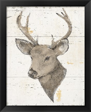 Framed Wild and Beautiful II with Brown Print