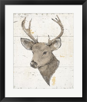 Framed Wild and Beautiful II with Brown Print