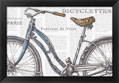 Framed Bicycles IV Print