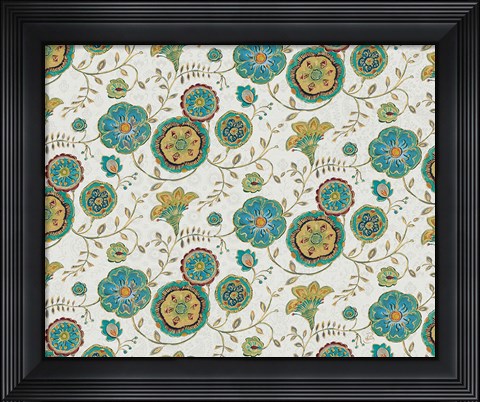 Framed Bohemian Wings Vine Print