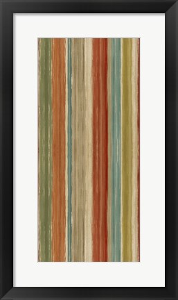 Framed Mumbai Rainbow Stripes Print