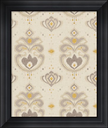 Framed Ikat Beauty Patterns Print