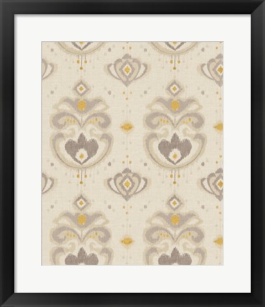 Framed Ikat Beauty Patterns Print