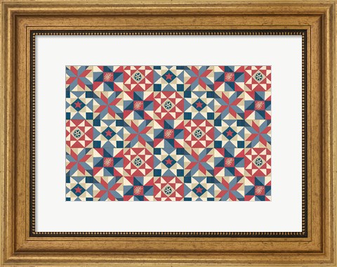Framed American Country VII Print