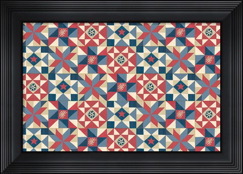Framed American Country VII Print