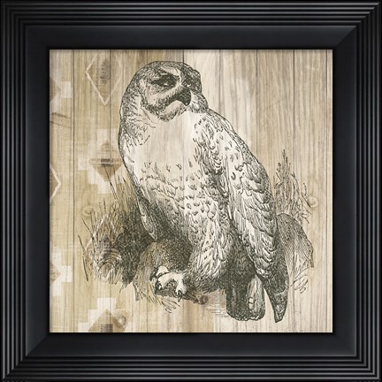 Framed Natural History Lodge II Print