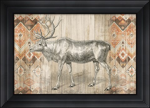 Framed Natural History Lodge Southwest IX Print