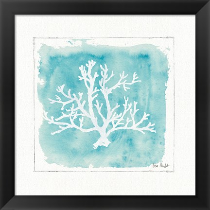 Framed Water Coral V Print