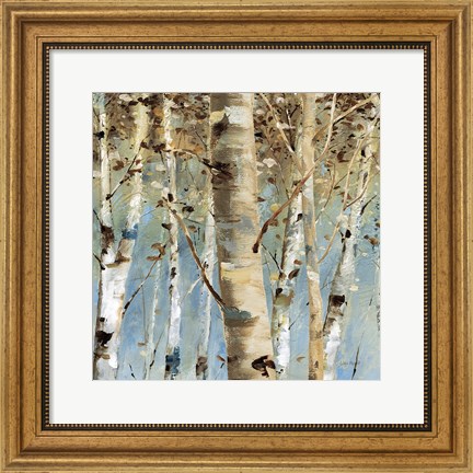 Framed White Forest III Print