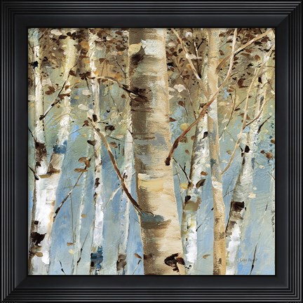 Framed White Forest III Print