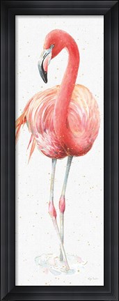 Framed Gracefully Pink VI Print