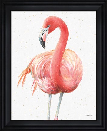 Framed Gracefully Pink IV Print