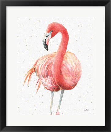 Framed Gracefully Pink IV Print