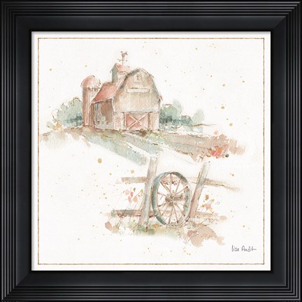 Framed Farm Friends XV Print