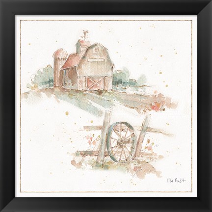 Framed Farm Friends XV Print