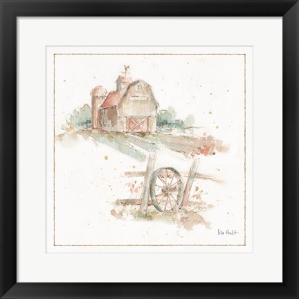 Framed Farm Friends XV Print