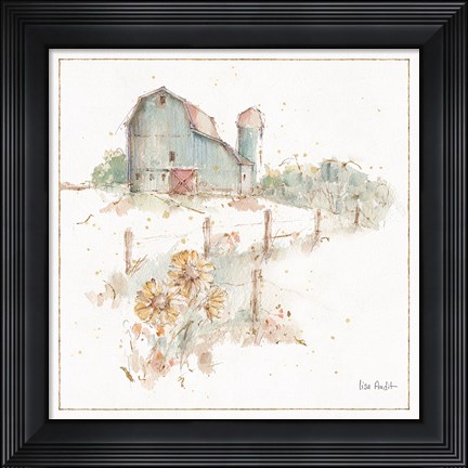 Framed Farm Friends XIV Print