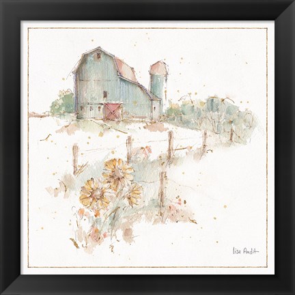 Framed Farm Friends XIV Print