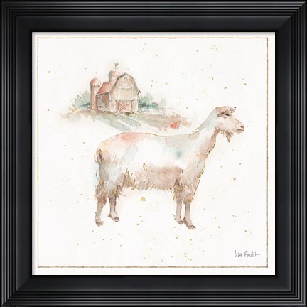 Framed Farm Friends VII Print