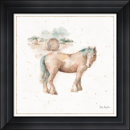 Framed Farm Friends XII Print