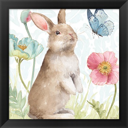 Framed Spring Softies Bunnies II Print