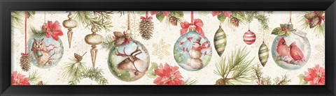 Framed Woodland Holiday VI Print