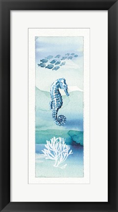 Framed Sea Life VII Print