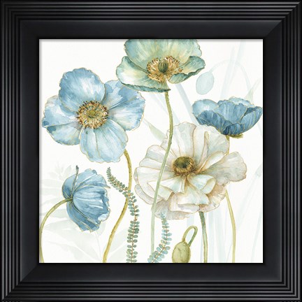 Framed My Greenhouse Flowers VI Crop Print