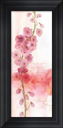 Framed Rainbow Seeds Absract Floral I Print