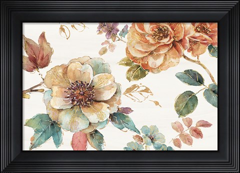 Framed Spiced Nature I Soft White Print