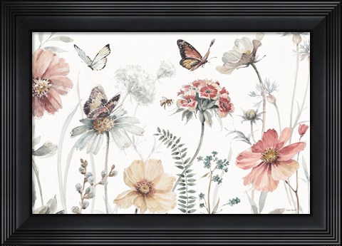 Framed Country Weekend I Print
