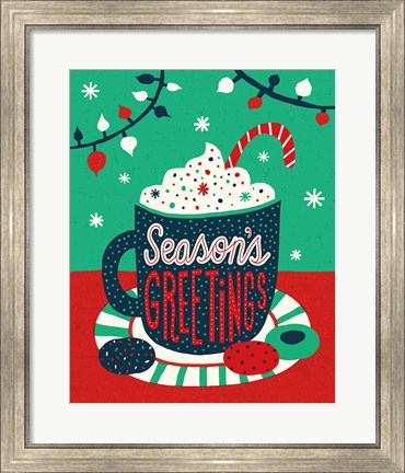 Framed Christmas Cocoa Print